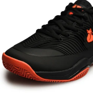 zapatilla de tenis ortak tilki negro naranjo