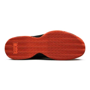 zapatilla de tenis ortak tilki negro naranjo
