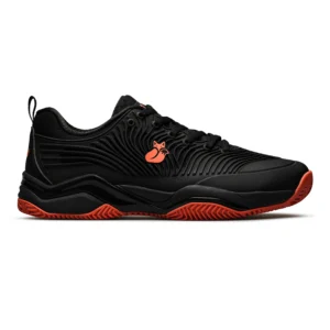 zapatilla de tenis ortak tilki negro naranjo